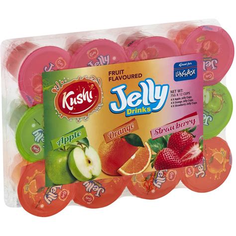 Kushi Jelly Drinks 75g X12 Pack | Woolworths