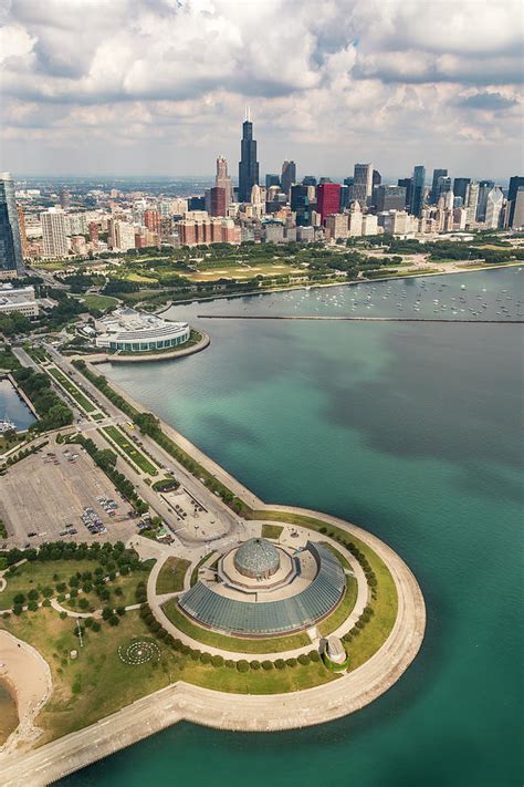 Adler Planetarium, Shedd, and Chicago Skyline Photograph by Adam ...