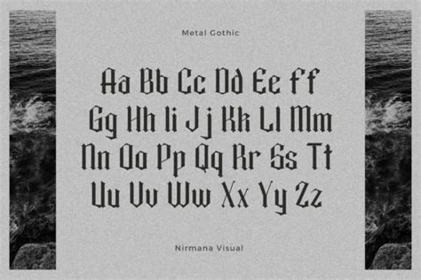 Metal Gothic Font Free Download » DaFontsPro