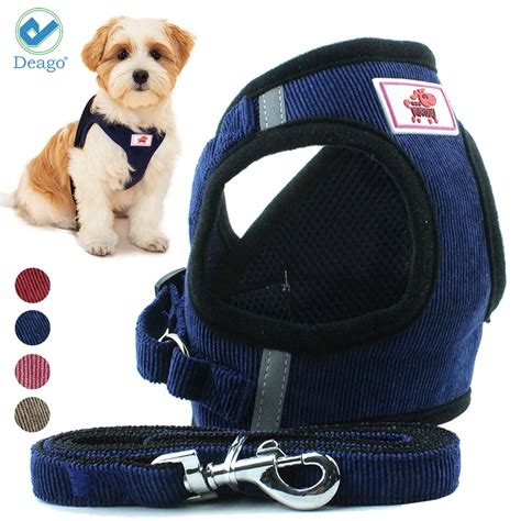 Deago No Pull Dog Pet Harness With Leash Reflective Soft No Choke Easy ...