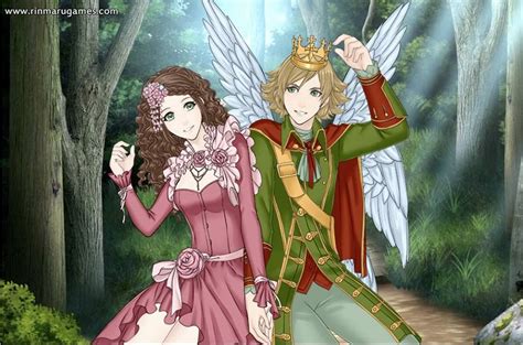 Thumbelina and her Fairy Prince in Manga Anime Style from Rinmaru Games