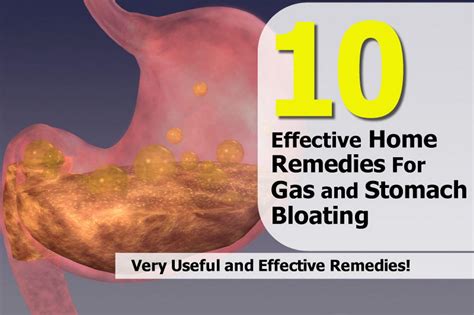 10 Effective Home Remedies For Gas and Stomach Bloating