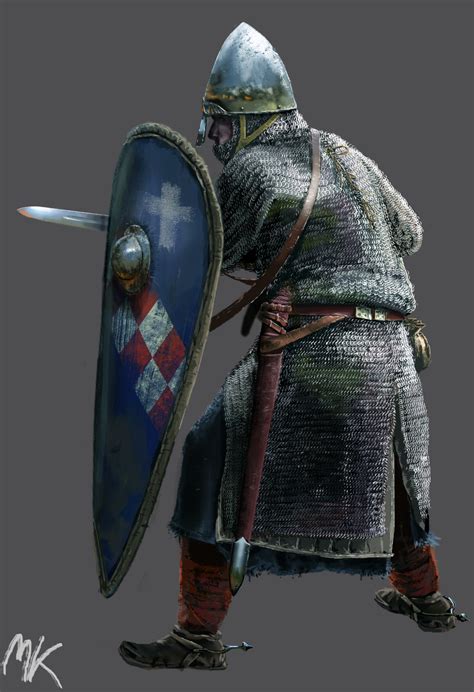 ArtStation - Crusader Knight, Manuel KROMMENACKER | Crusader knight ...