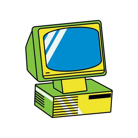 computer 90s pop art 24408669 Vector Art at Vecteezy