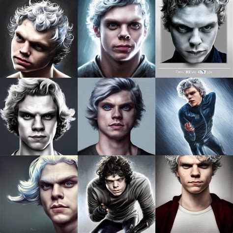 evan peters as quicksilver. digital painting, | Stable Diffusion