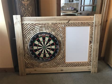 Pallet cork dartboard surround | Cork dartboard, Dartboard surround ...