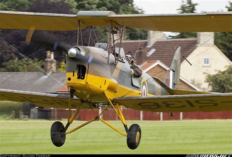 De Havilland DH-82A Tiger Moth #aviation #classic #aircraft #biplane #trainer #raf Fighter ...