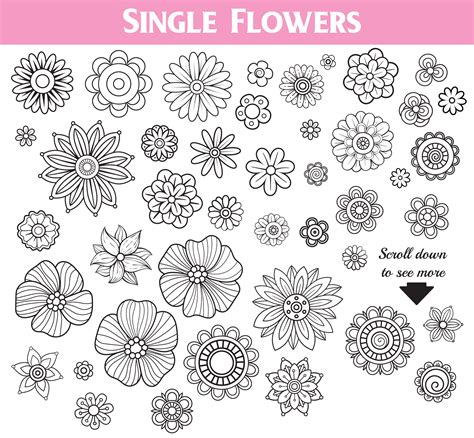 Floral Doodles Collection