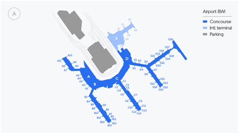 Bwi Airport Terminal Map