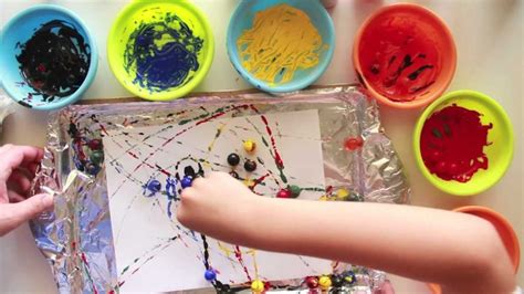 Monday, 6/11, 2-3:30 PM, Marble Painting - River Forest Public Library