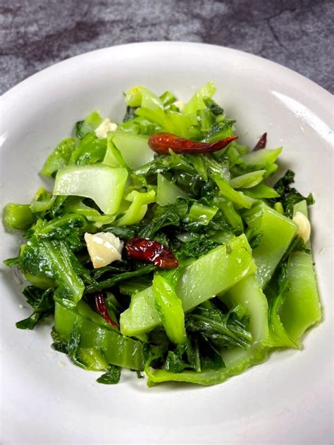 Chinese Mustard Greens Stir Fry • Oh Snap! Let's Eat!