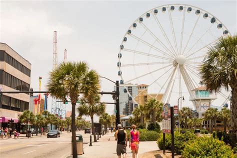 Boardwalk in Myrtle Beach SkyWheel Stock Photo by ©urban_light 50177097