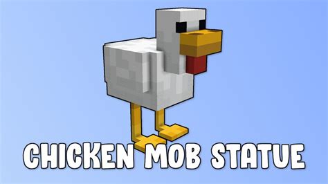 Chicken Mob Statue Minecraft Map