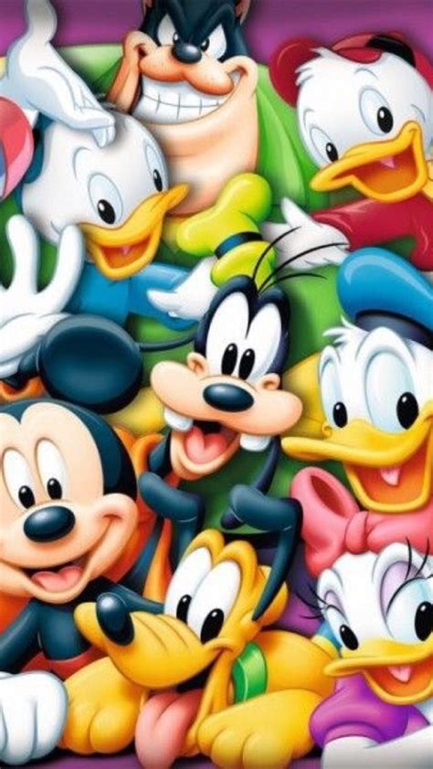 iPhone Wall: Mickey & Friends tjn | Disney characters mickey mouse, Mickey mouse art, Mickey ...