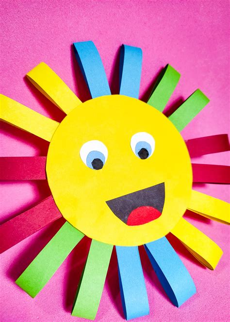 Rainbow Sun Craft - Easy Paper Craft! - Kids Activity Zone