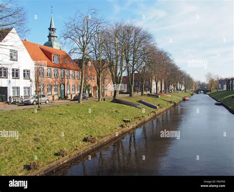 canal, Friedrichstadt, Germany Stock Photo - Alamy