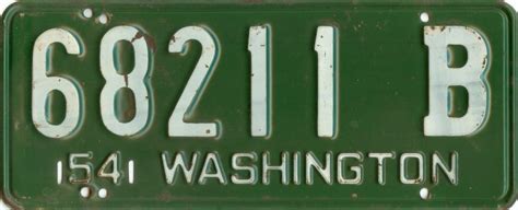 Washington State License Plate Guide – Danny's License Plates