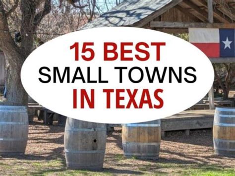 15 Best Small Towns in Texas