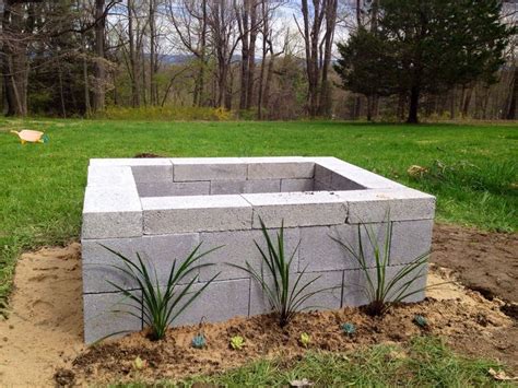 cinder block fire pit diy cinder block fire pit grill cinder block fire ...