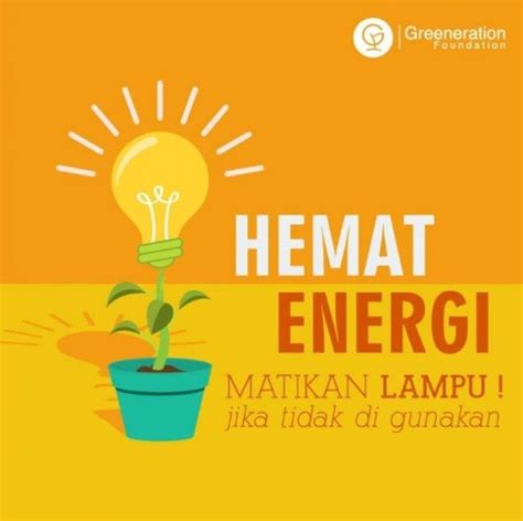 Gambar Poster Hemat Energi Listrik - Gambar Kehidupan