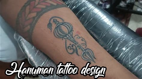 Details more than 64 hanuman ji tattoo on hand latest - in.cdgdbentre