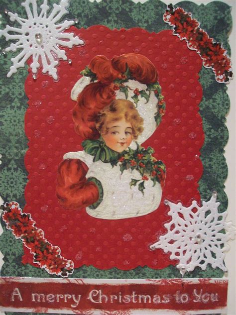 Jazzy Jenni's World: Handmade Victorian Christmas Cards