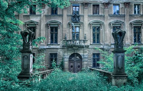 ABANDONED BY MEN — Abandoned Houses in Europe. W-w-whoa. Photographs...