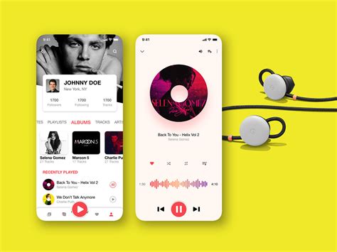 Music App UI Concept Free Download :: Behance