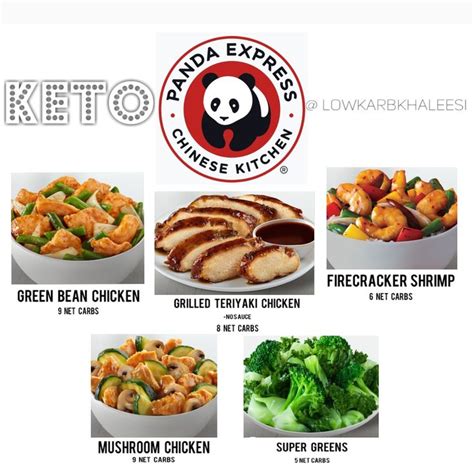 Keto at Panda Express - what to order - low carb fast food | Food, Lo ...