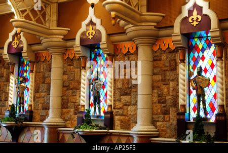 Interior detail in Excalibur hotel Las Vegas Stock Photo - Alamy