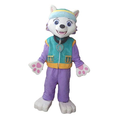 Adult Paw Patrol Everest Dress Up Adult Mascot Suit Cartoon Character Dog Costumes for Events