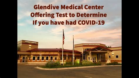 Glendive Medical Center Offers IgG Covid-19 Antibody Testing - YouTube