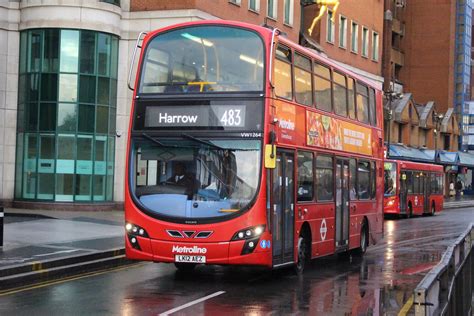 Metroline West VW1264 on Route 483, Harrow Bus Station | Flickr