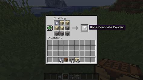 Concrete Minecraft Recipe 1 1600 | Deporecipe.co