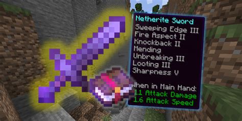 Minecraft: The Best Enchantments For Swords