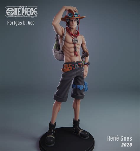 Ace One Piece Figure _ Fanart - ZBrushCentral