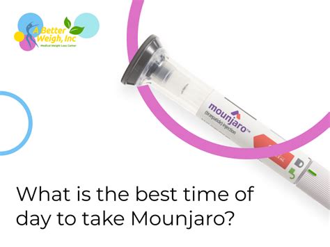 What is the best time of day to take Mounjaro? - Better Weigh Medical