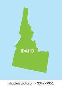 Idaho Usa Map Vector Stock Illustration Stock Vector (Royalty Free) 2024406971 | Shutterstock