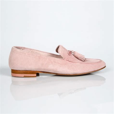 Lyst - Paul Smith Dusty Pink Suede Tasseled 'Stevenson' Loafers in Pink