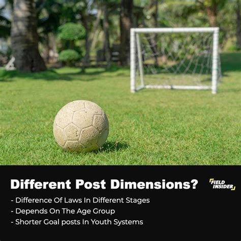 Football Goal Post Dimensions: Youths & Adults | Field Insider