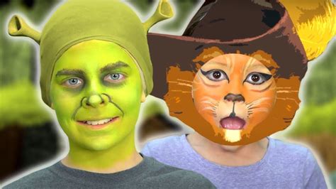 Shrek Face Paint | Shrek Characters | Funtastic TV | Shrek character ...