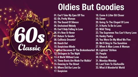 Greatest hits 1960s oldies but goodies of all time the best songs of ...