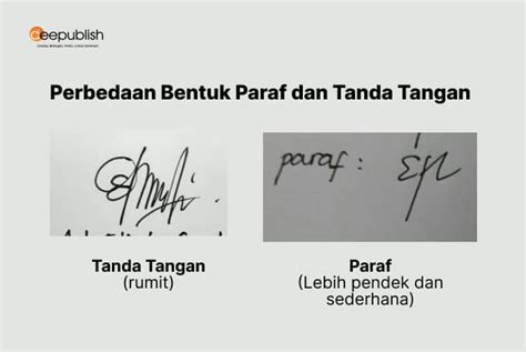 Bedanya Paraf Dan Tanda Tangan - IMAGESEE