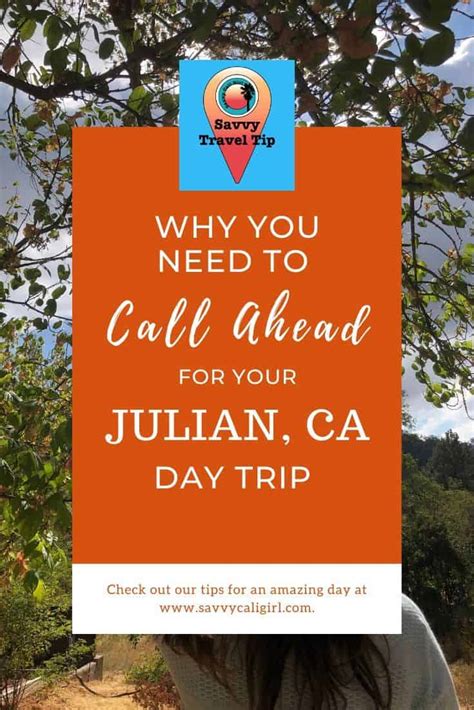 A Simple Julian CA Day Trip Itinerary