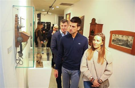 Photos Of Novak Djokovic and Wife Jelena On Museum Tour at @Posts.rs ...