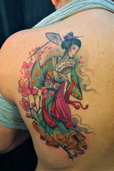 Geisha Tattoos Designs, Ideas and Meaning | Tattoos For You