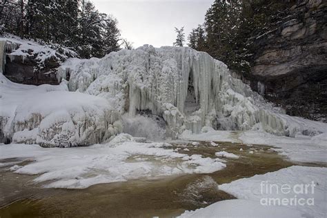 Frozen Blackwater Falls Photograph by Dan Friend - Fine Art America