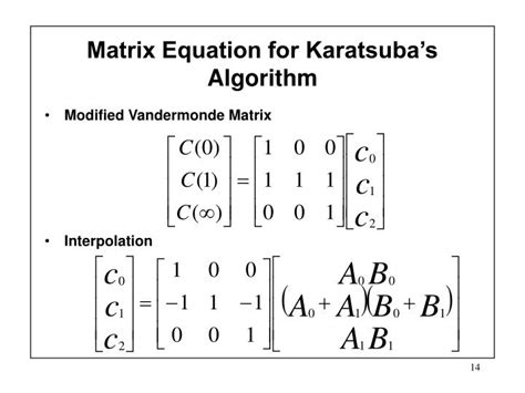 PPT - Karatsuba’s Algorithm for Integer Multiplication PowerPoint ...