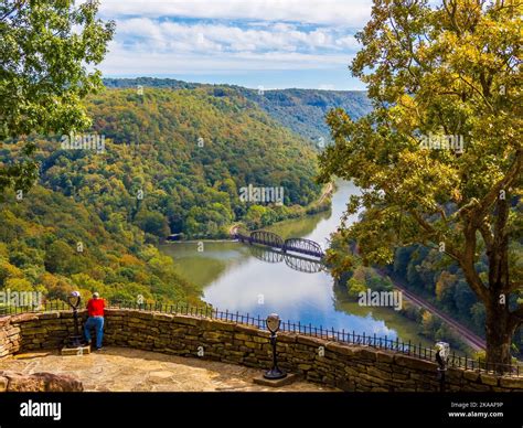 New River in the New River Gorge National Park and Preserve from Hawks ...