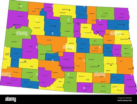 Map Of North Dakota Na 1 Mapsof Net - vrogue.co